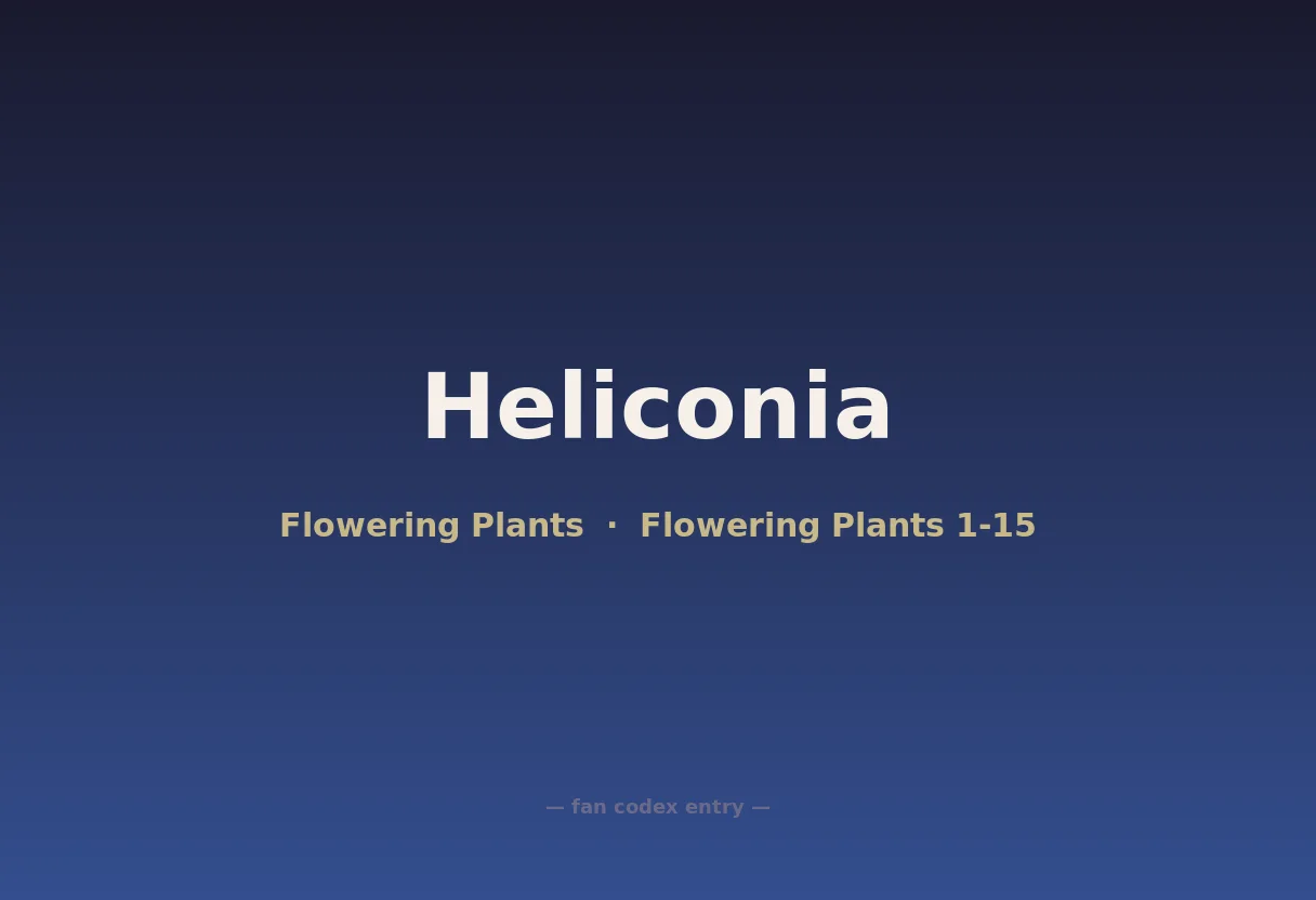 Heliconia
