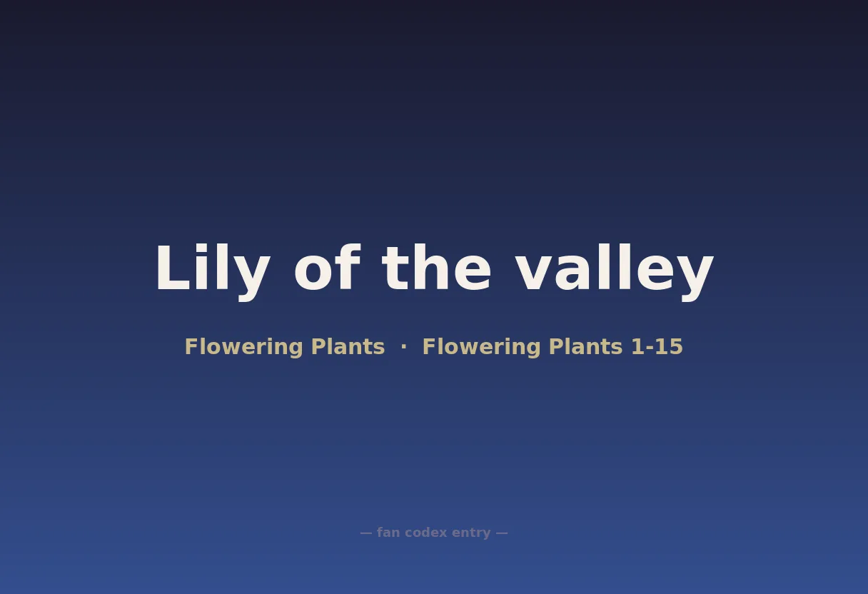 Lily of the valley